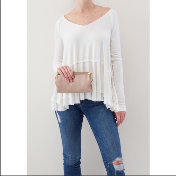 Hobo Lauren Leather Wallet Clutch, Blush, NWT - Picture 13 of 13